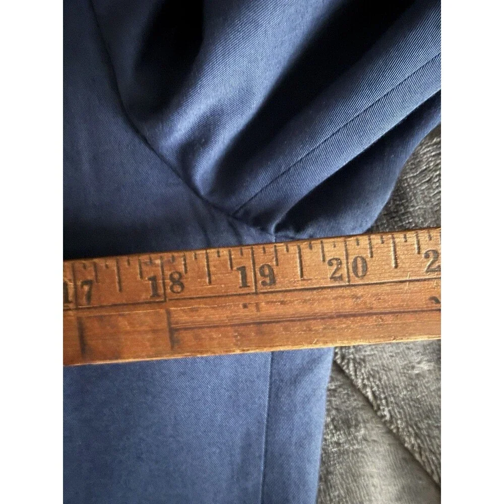 J Crew Ludlow Blazer 42R Navy Blue Larusmiani Italian Cotton 2 Button Sport Coat